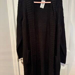Torrid Black Long Cardigan Sweater
